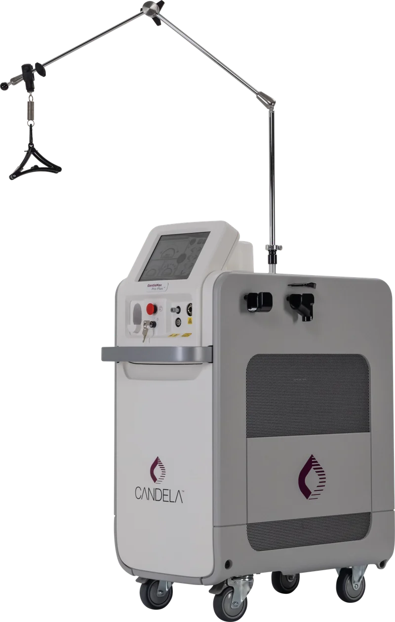GentleMax Pro Plus equipo, vista frontal